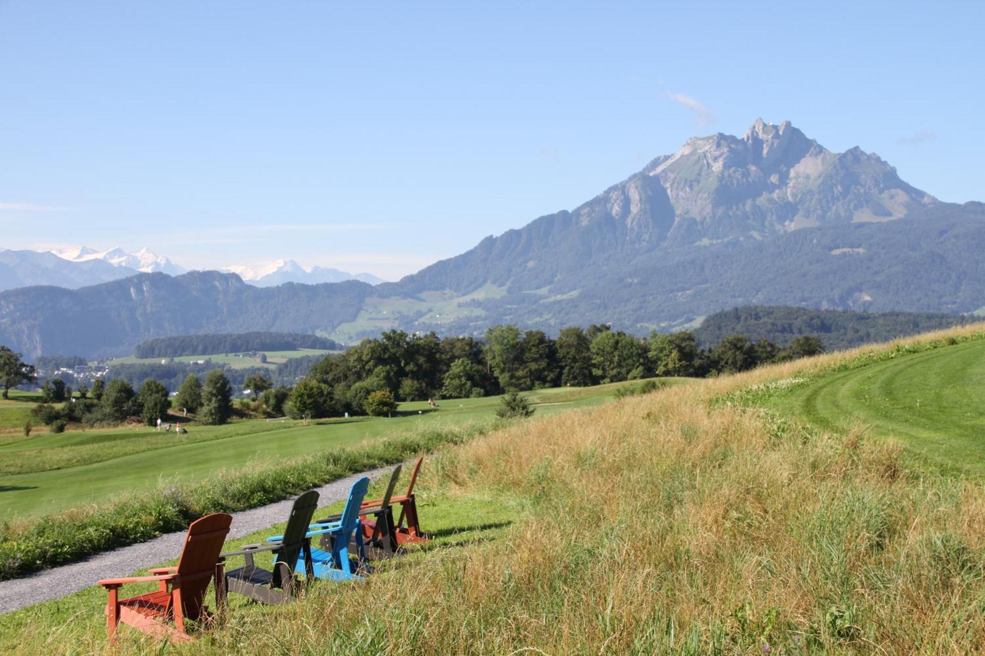 Gasthaus Badhof - Golfhotel Meggen Bagian luar foto