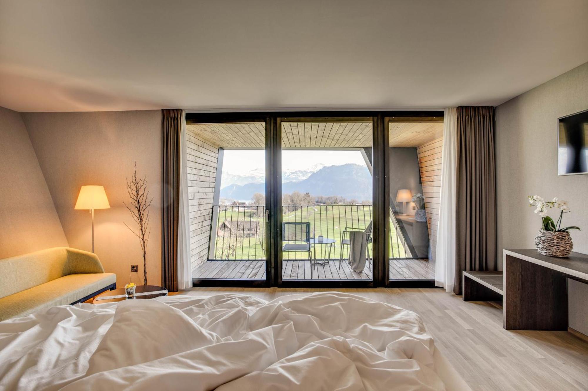 Gasthaus Badhof - Golfhotel Meggen Bagian luar foto