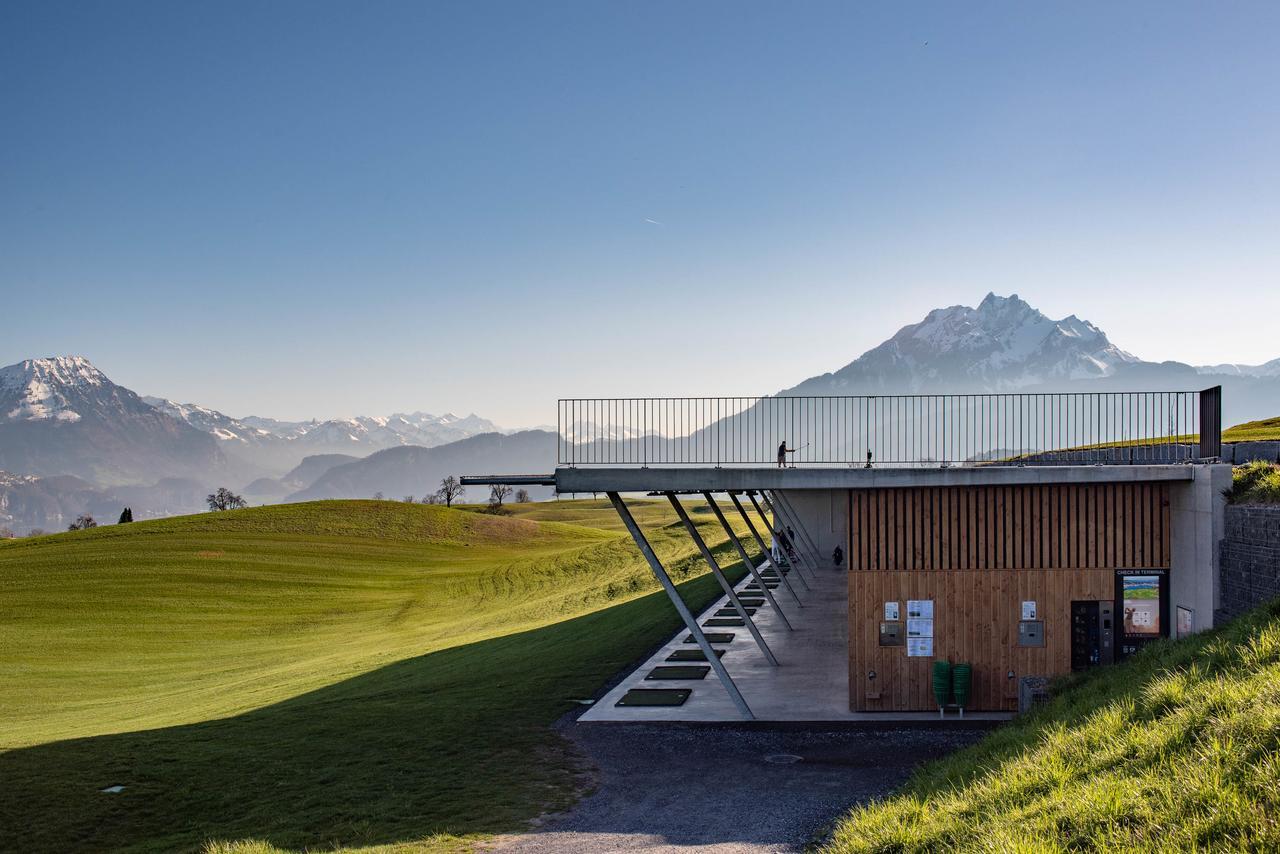 Gasthaus Badhof - Golfhotel Meggen Bagian luar foto